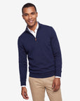 Quarter-zip sweater - Royal Blue