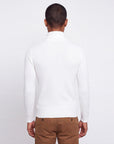 Ribbed Turtleneck - White