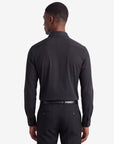Stretch Must Have Solid Dress Shirt - Black