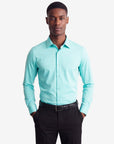Stretch Must Have Solid Dress Shirt - Mint