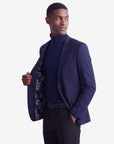 Sateen Blazer - Navy