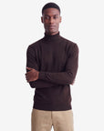 Solid Turtleneck - Brown