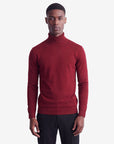 Solid Turtleneck - Burgundy