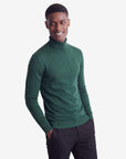 Solid Turtleneck - Hunter Green