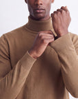 Solid Turtleneck - Khaki