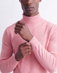 Solid Turtleneck - Light Pink