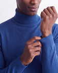 Solid Turtleneck - Stone Blue