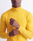 Solid Turtleneck - Yellow