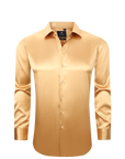 Satin Banded Collar Solid - Gold