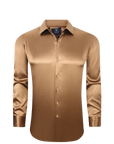 Satin Banded Collar Solid - Gold