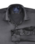 Satin Collared Dress Shirt