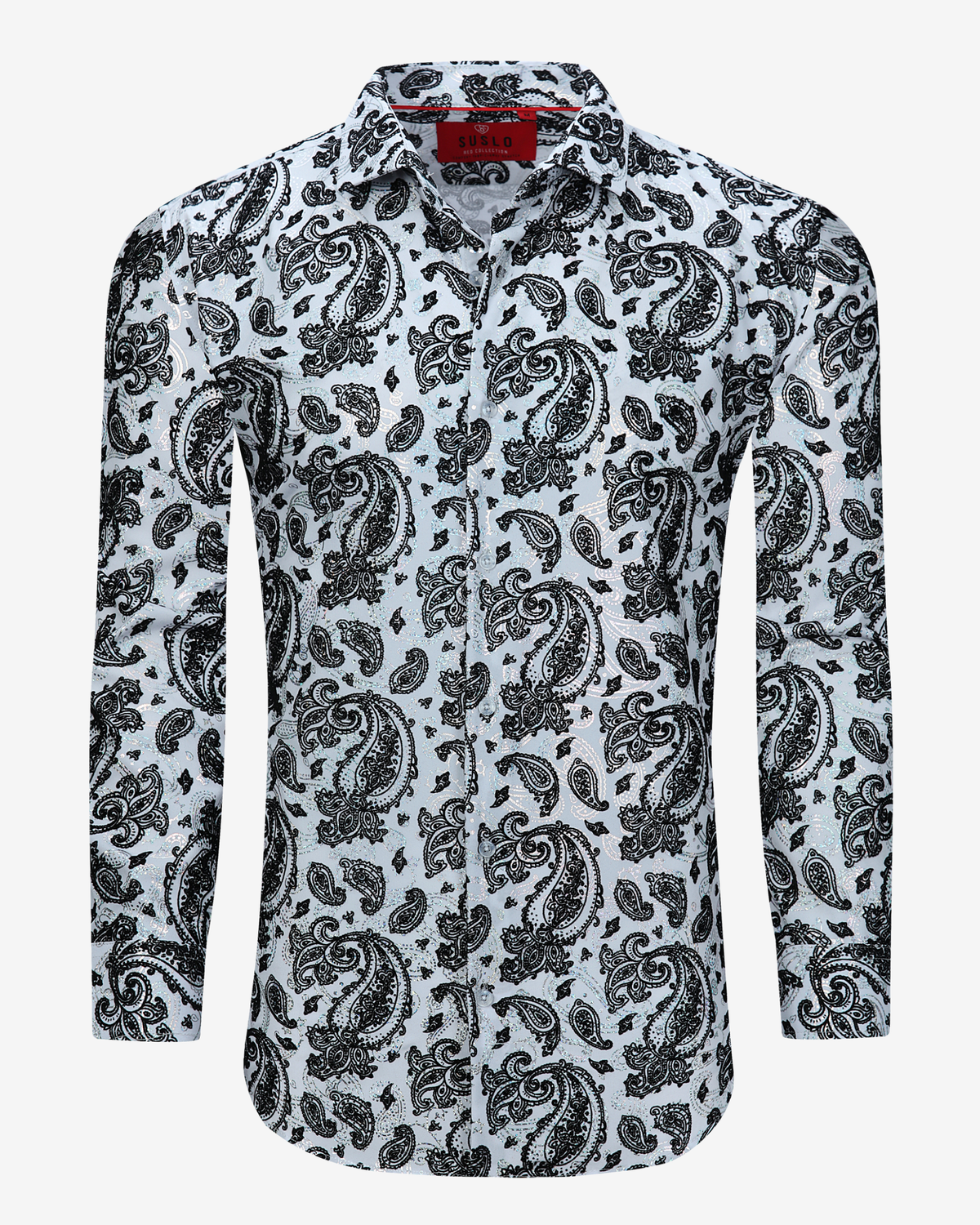 Ornate Paisley Print Dress Shirt