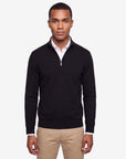 Quarter-zip sweater - Black