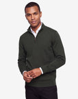 Quarter-zip sweater - Hunter Green