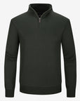 Quarter-zip sweater - Hunter Green