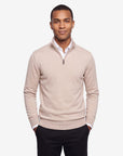 Quarter-zip sweater - Khaki