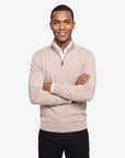 Quarter-zip sweater - Khaki