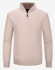 Quarter-zip sweater - Khaki