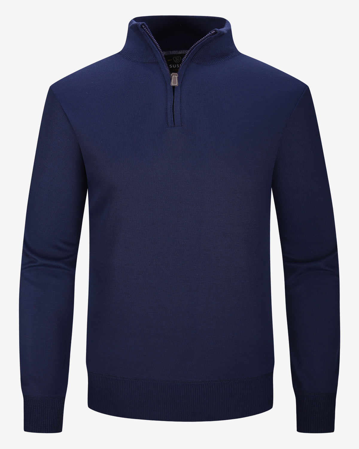 Quarter-zip sweater - Royal Blue