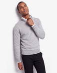 Quarter-zip sweater - Silver