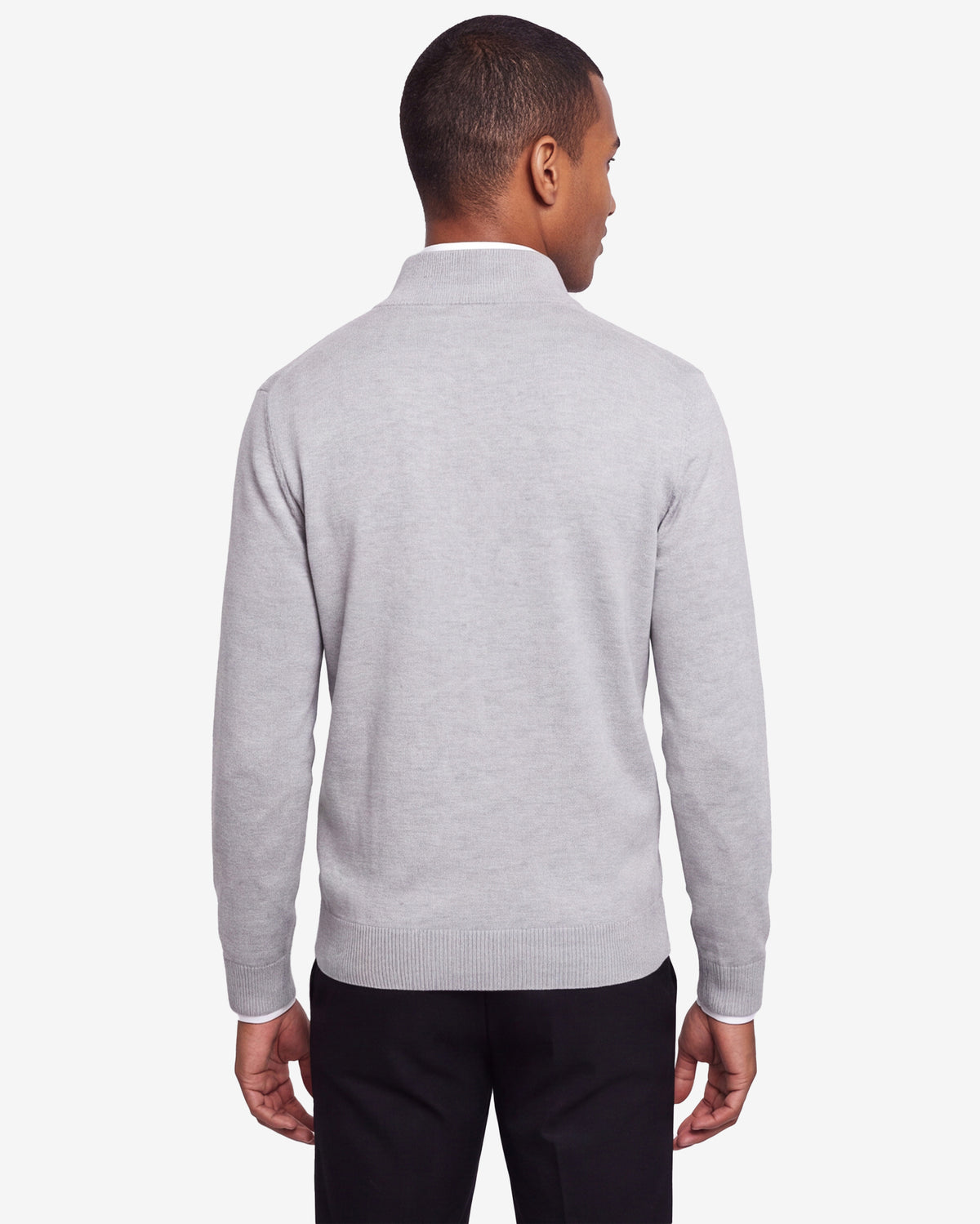 Quarter-zip sweater - Silver