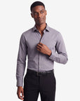 Stretch Must Have Solid Dress Shirt - Grey