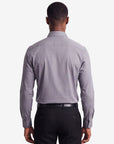 Stretch Must Have Solid Dress Shirt - Grey