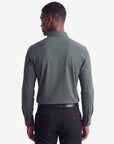 Stretch Must Have Solid Dress Shirt - Hunter
