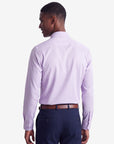 Stretch Must Have Solid Dress Shirt - Lilac