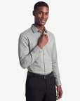 Stretch Must Have Solid Dress Shirt - Sage