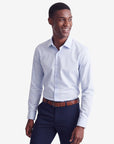 Stretch Must Have Solid Dress Shirt - Sky