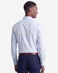 Stretch Must Have Solid Dress Shirt - Sky