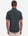 Solid Stretch Short Sleeve Shirt - Hunter Green