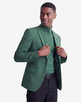 Sateen Blazer - Hunter Green