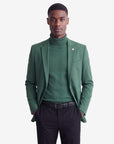 Sateen Blazer - Hunter Green