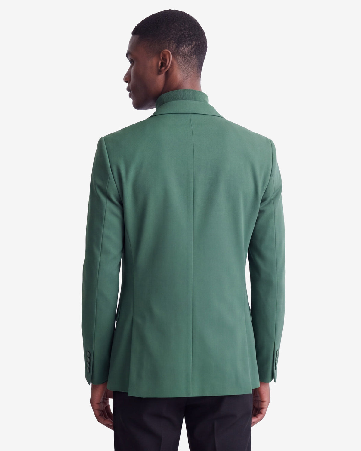 Sateen Blazer - Hunter Green