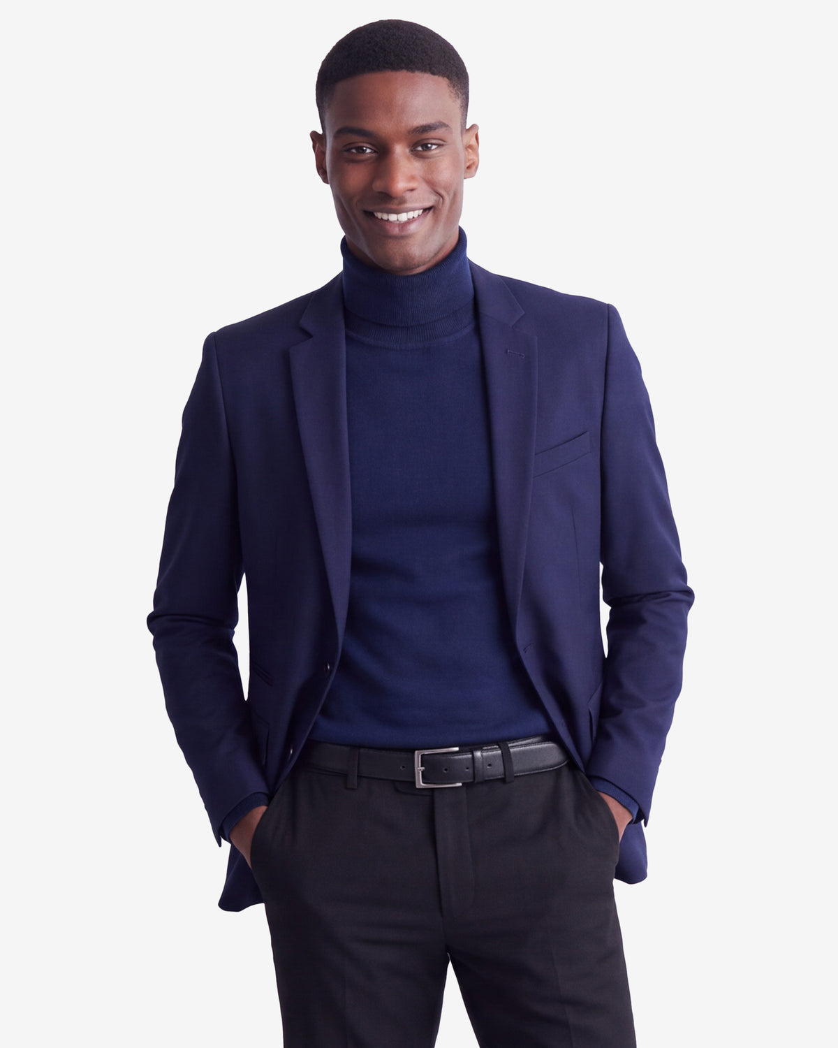 Sateen Blazer - Navy
