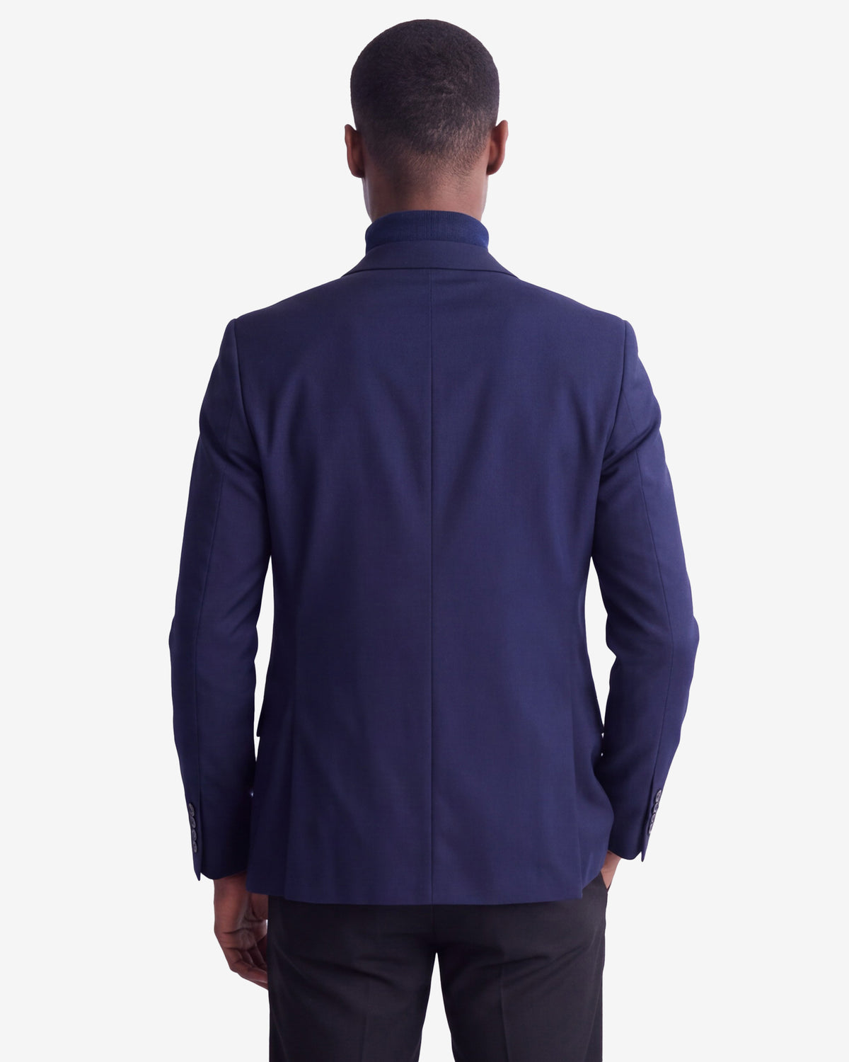 Sateen Blazer - Navy