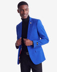Sateen Blazer - Royal