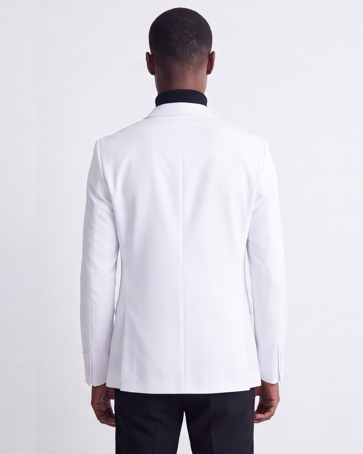 Sateen Blazer - White