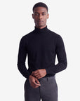 Solid Turtleneck - Black