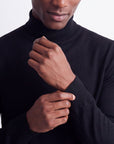 Solid Turtleneck - Black