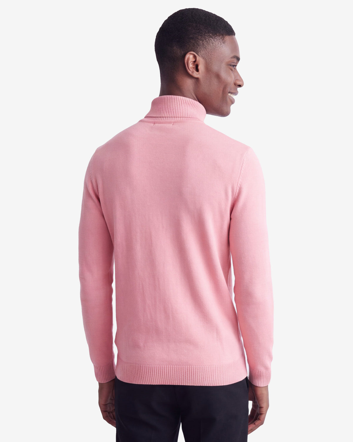 Solid Turtleneck - Light Pink