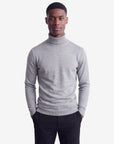 Solid Turtleneck - Silver