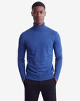 Solid Turtleneck - Stone Blue