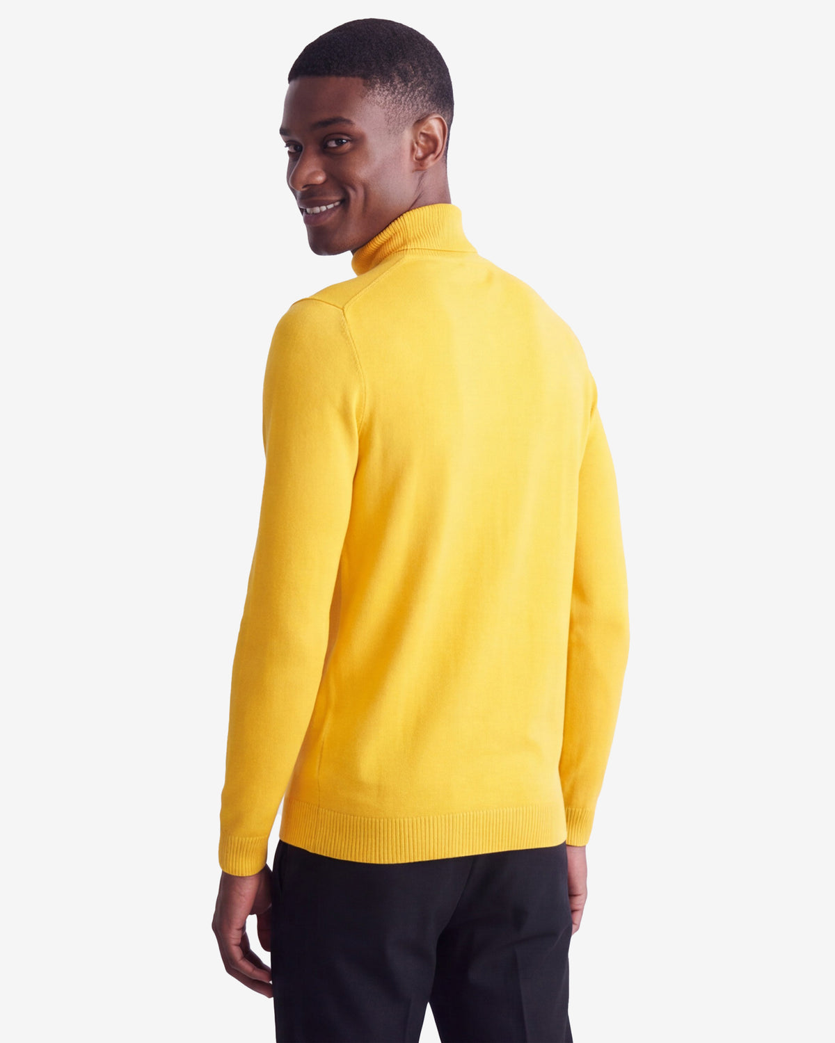 Solid Turtleneck - Yellow