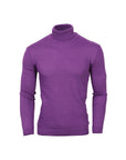 Solid Turtleneck - Eggplant