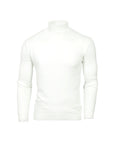 Solid Turtleneck - White