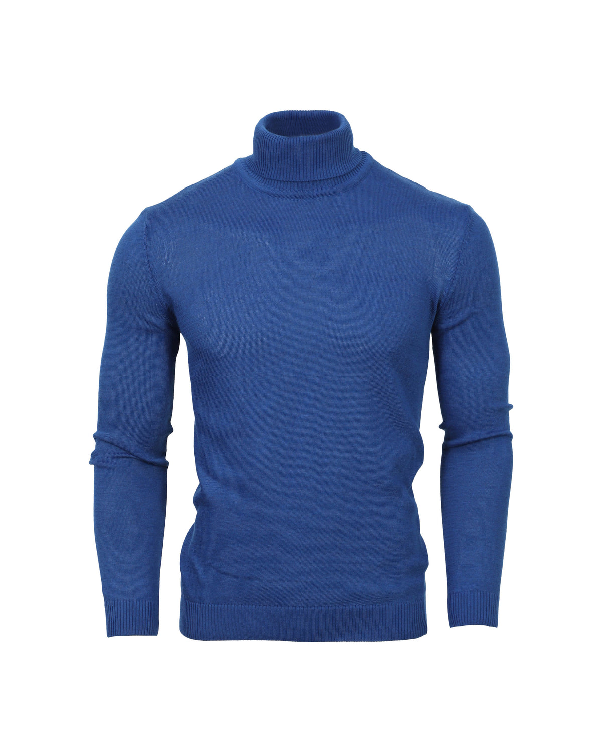 Solid Turtleneck - Stone Blue