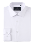 Stretch Must Have Solid Dress Shirt - White